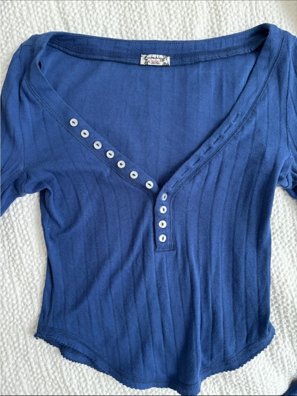 Free People Coffee Chat Long Sleeve - Picture 5 of 7